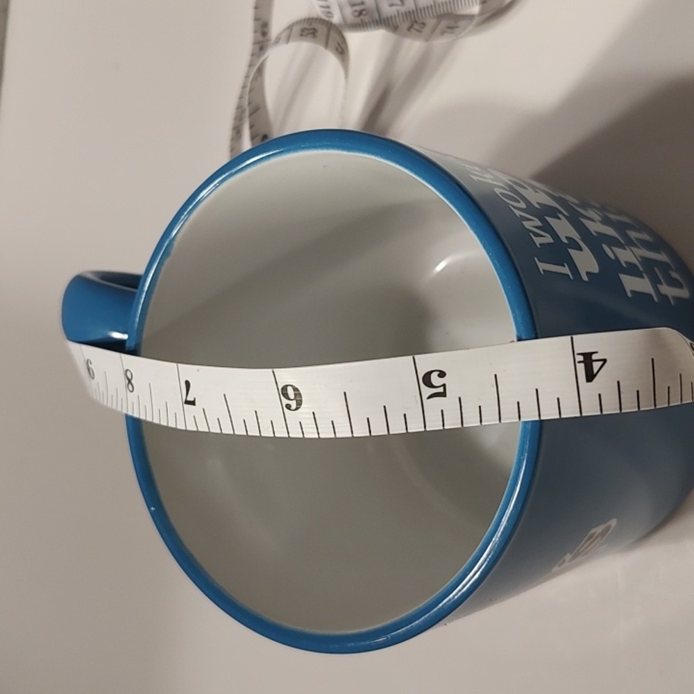 M&M Blue "I Woke Up Like This" Ceramic Mug - Picture 7 of 8